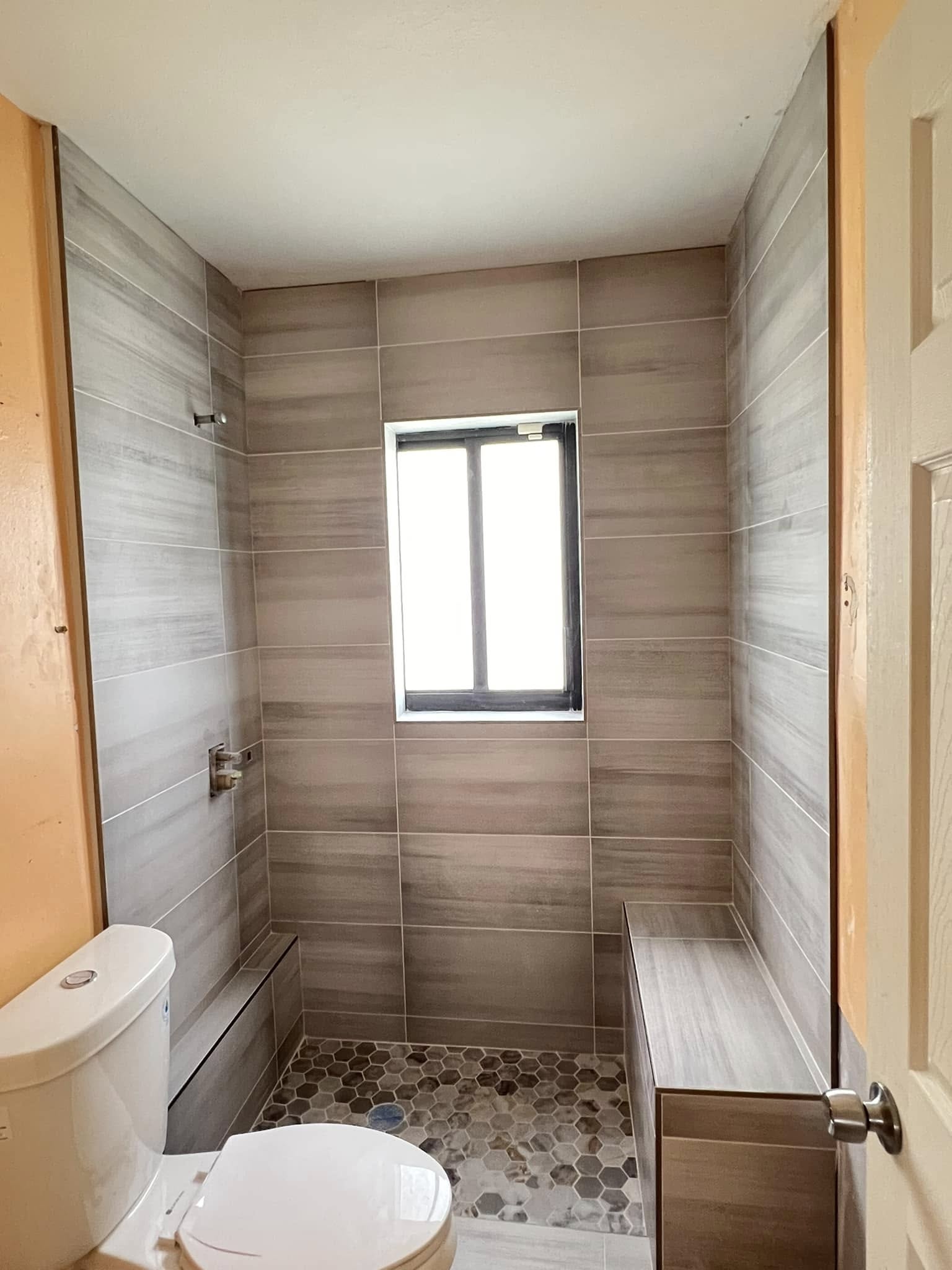 Backsplash installation project