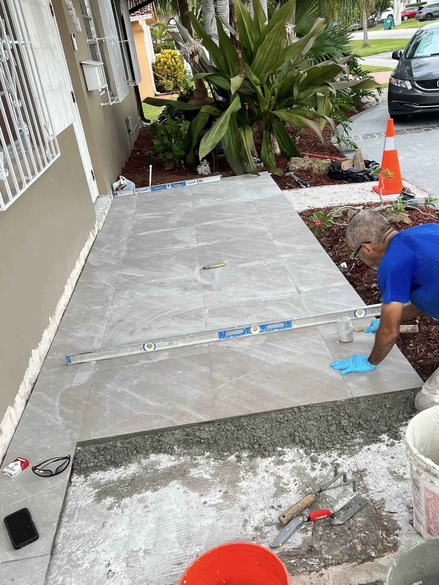 Flooring installation project