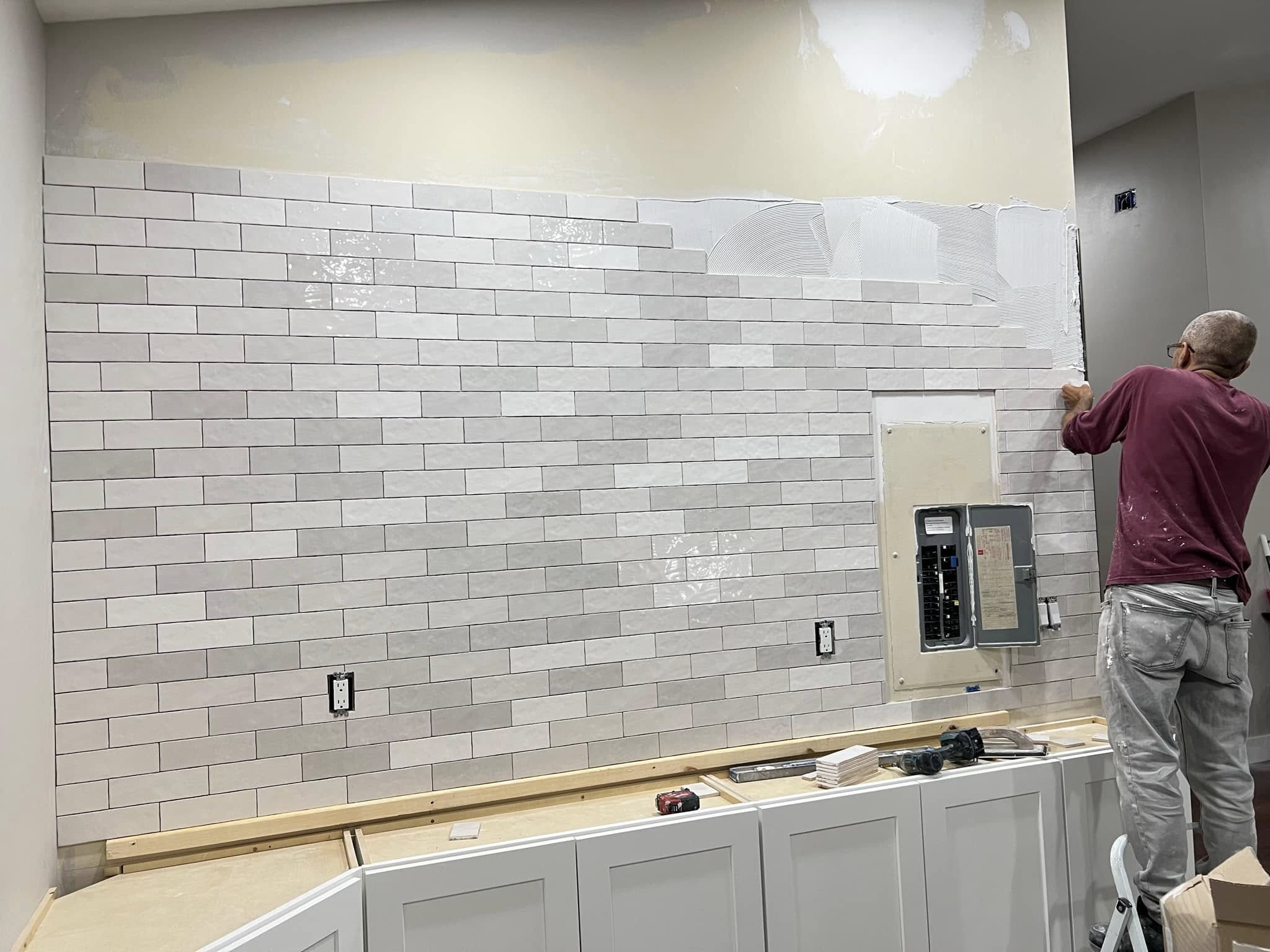 Bathroom installation project