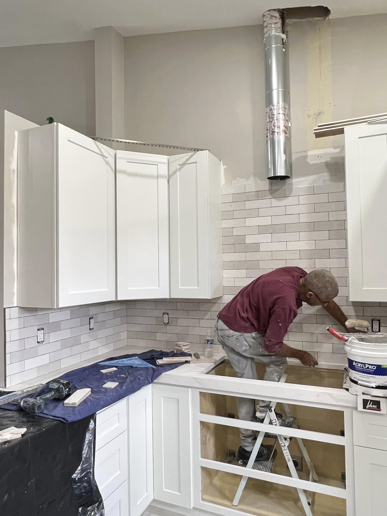 Flooring installation project