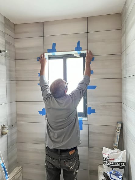 Tile and backsplash project by P&J Flooring