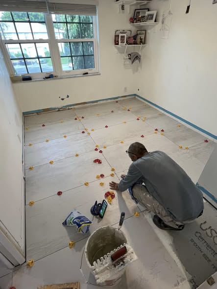 Bathroom installation project
